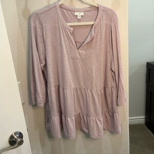 J Jill knit swing top. Light purple